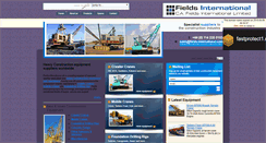 Desktop Screenshot of fields-international.com